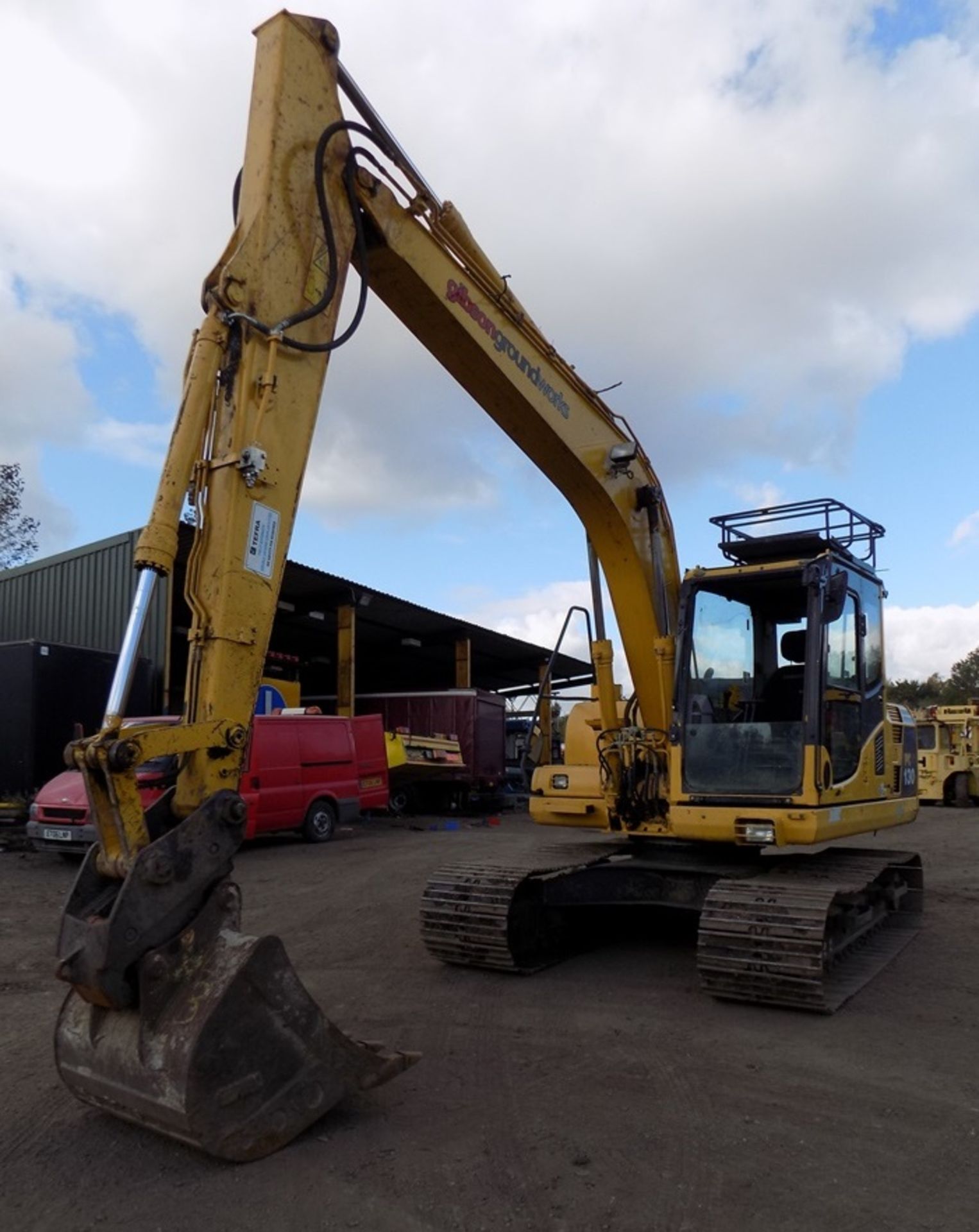 Komatsu PC130-8 crawler excavator, 5,044 hours, S/No. C30345, Year 2011, - Image 6 of 8