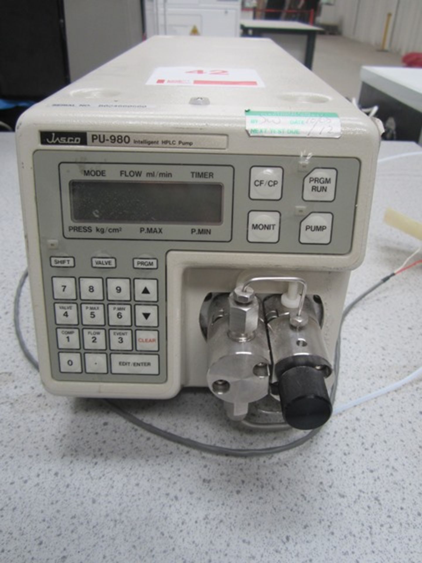 Jasco PU-980 Intelligent HPLC pump, serial number B02660560 - Image 2 of 3