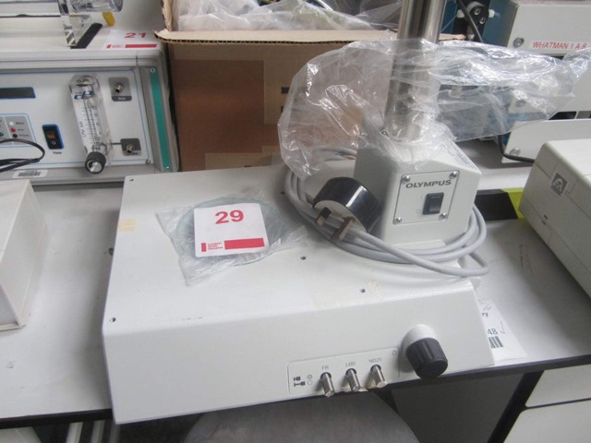 Olympus microscope stand, model SZX-ILLD200