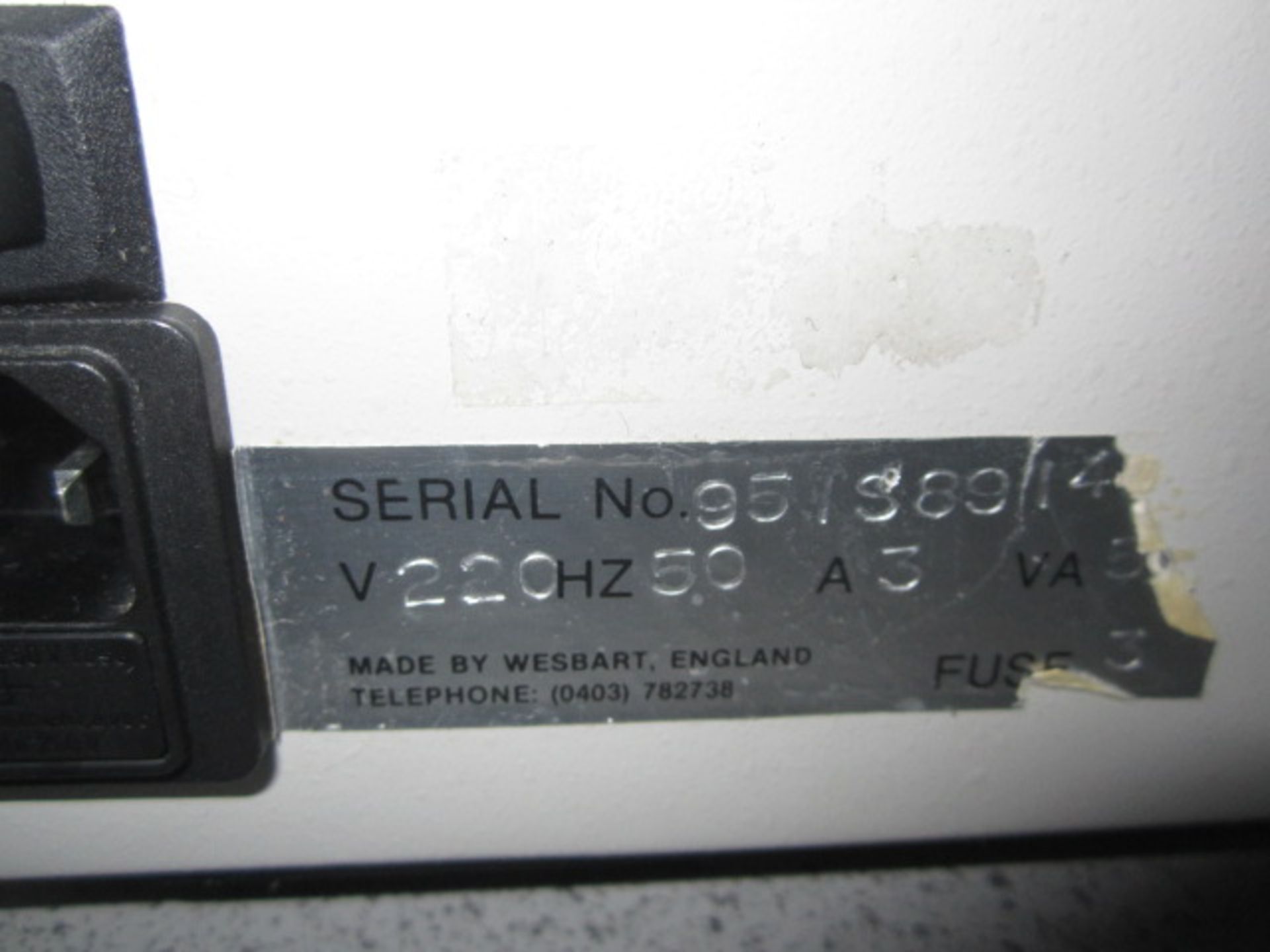 Dynater IS89 shaker, serial number 95IS8914 - Image 3 of 3