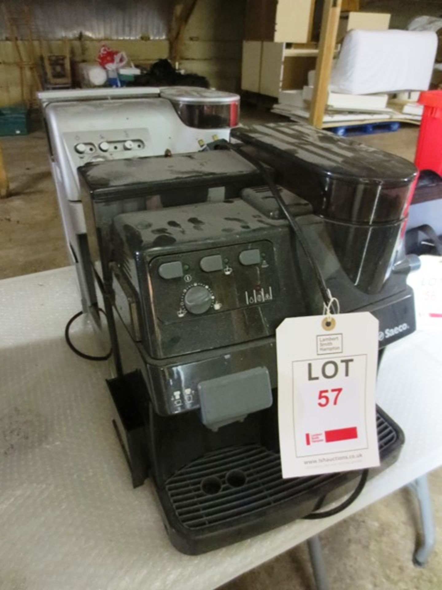 Two various office coffee machines (sold as spares or repairs only)