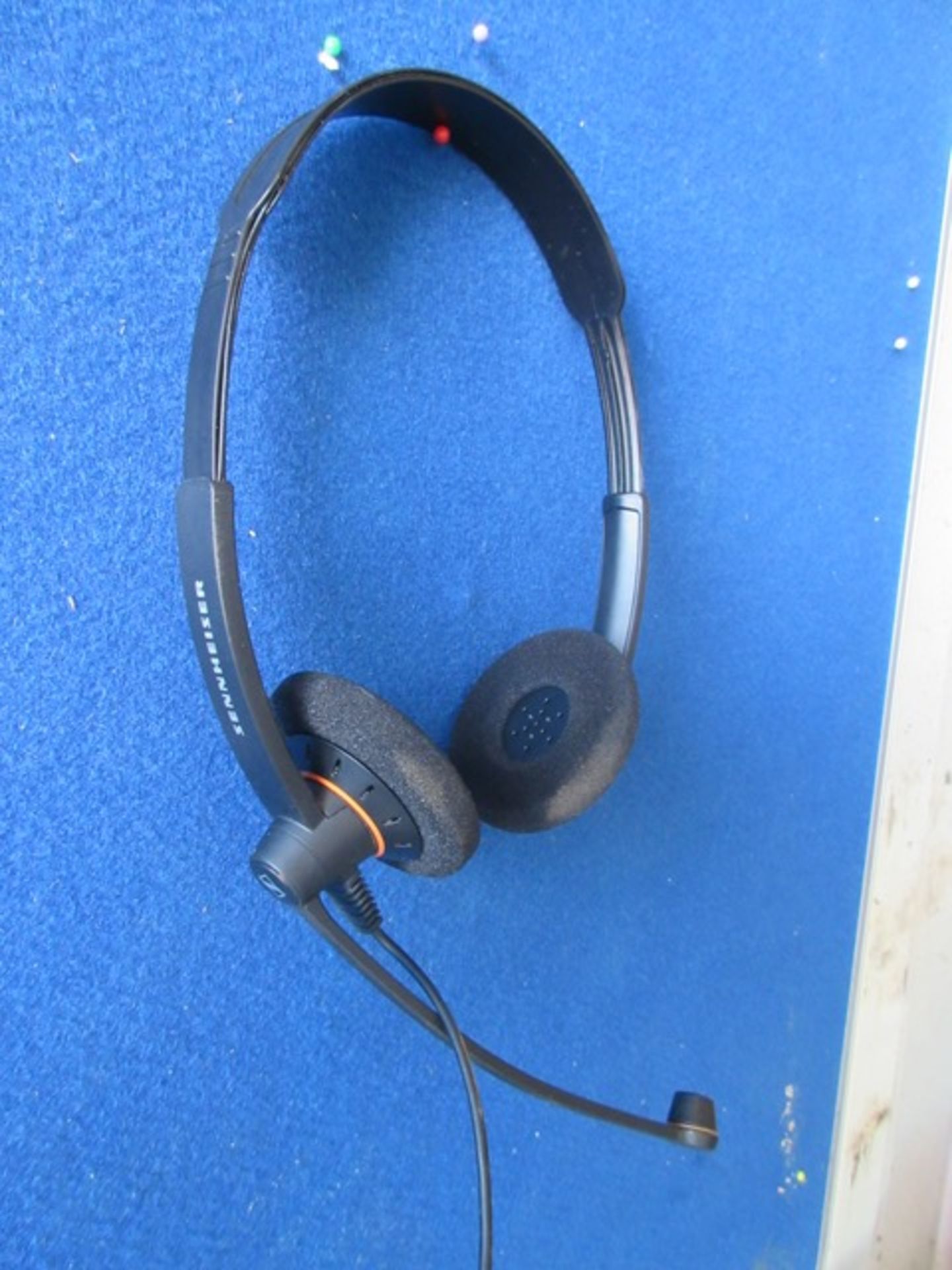 Sennheiser headsets, approx 40 in total