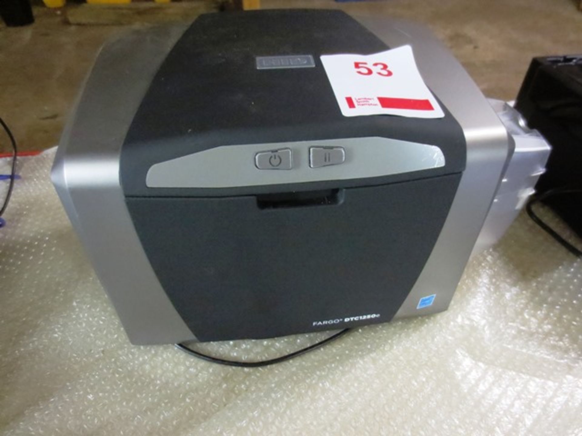 HID Fargo DTC 1250e global card printer, serial no: B4071190 - Image 2 of 2