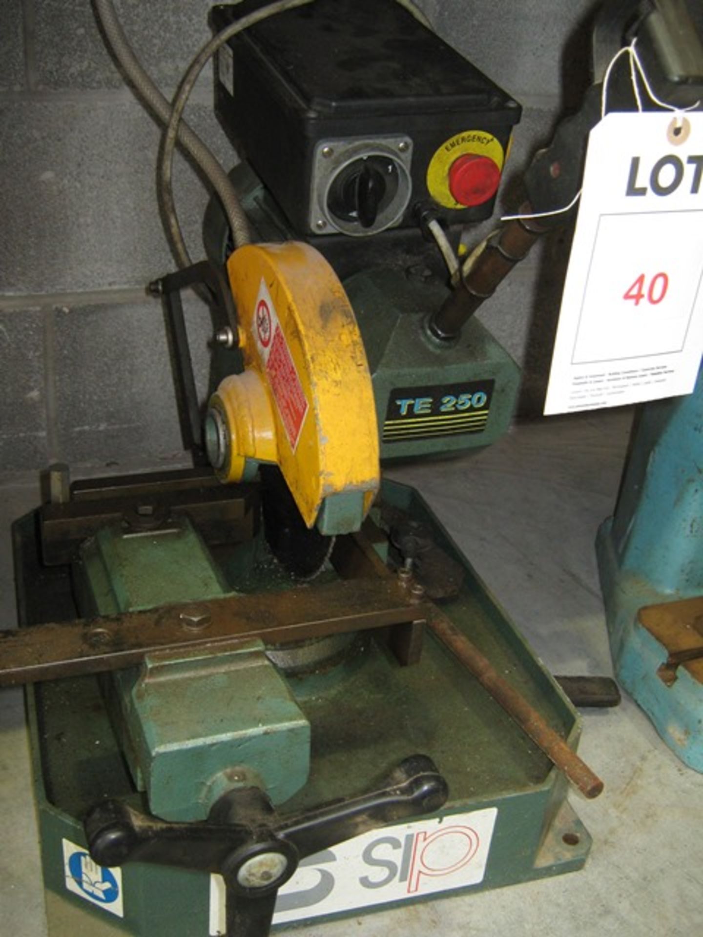 SIP TE250 cut-off saw Located: Unit R6, Marshall Way, Commerce Park, Frome, Somerset, BA11 2LD