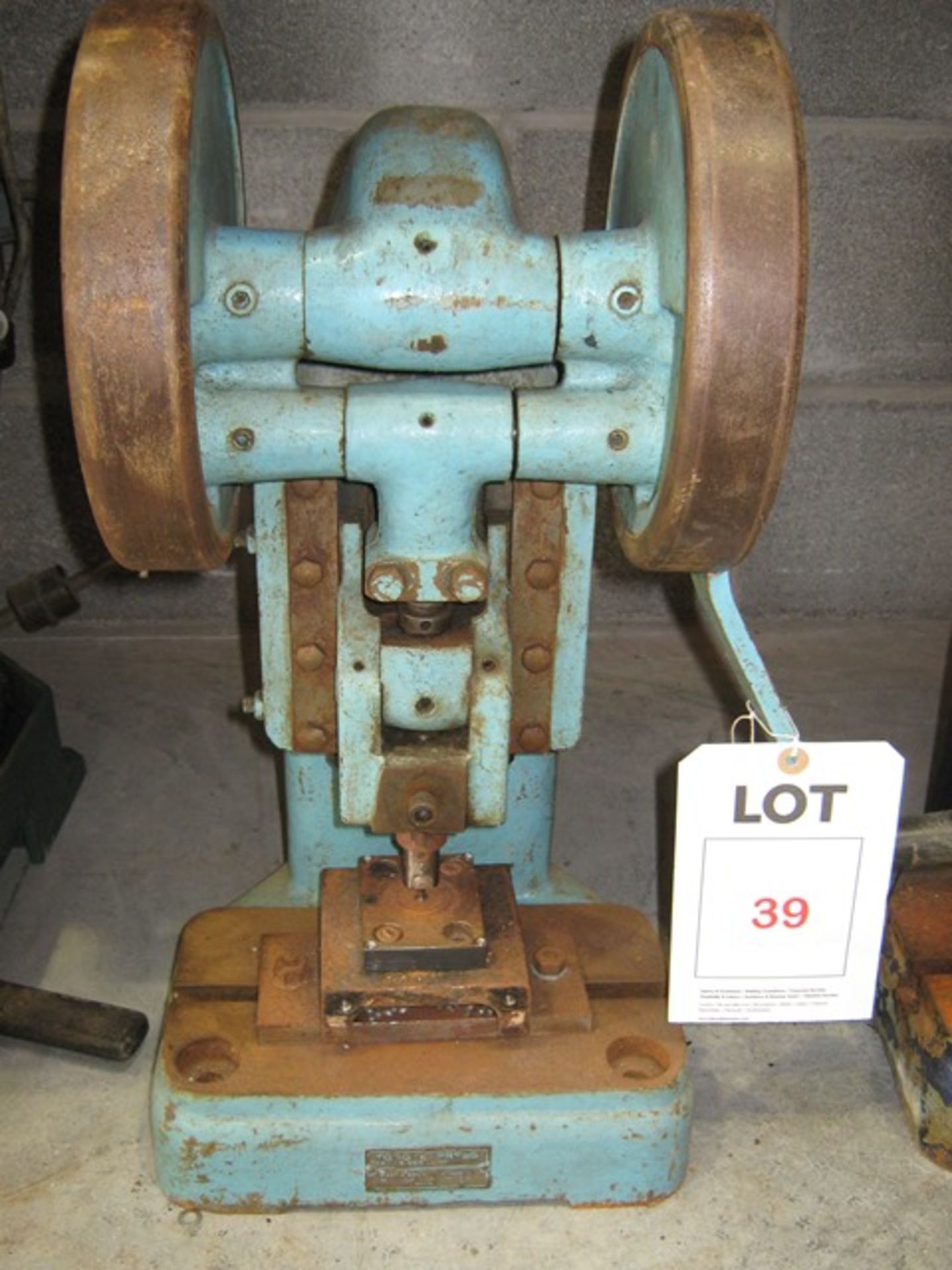 Bench toggle press Located: Unit R6, Marshall Way, Commerce Park, Frome, Somerset, BA11 2LD Contact: