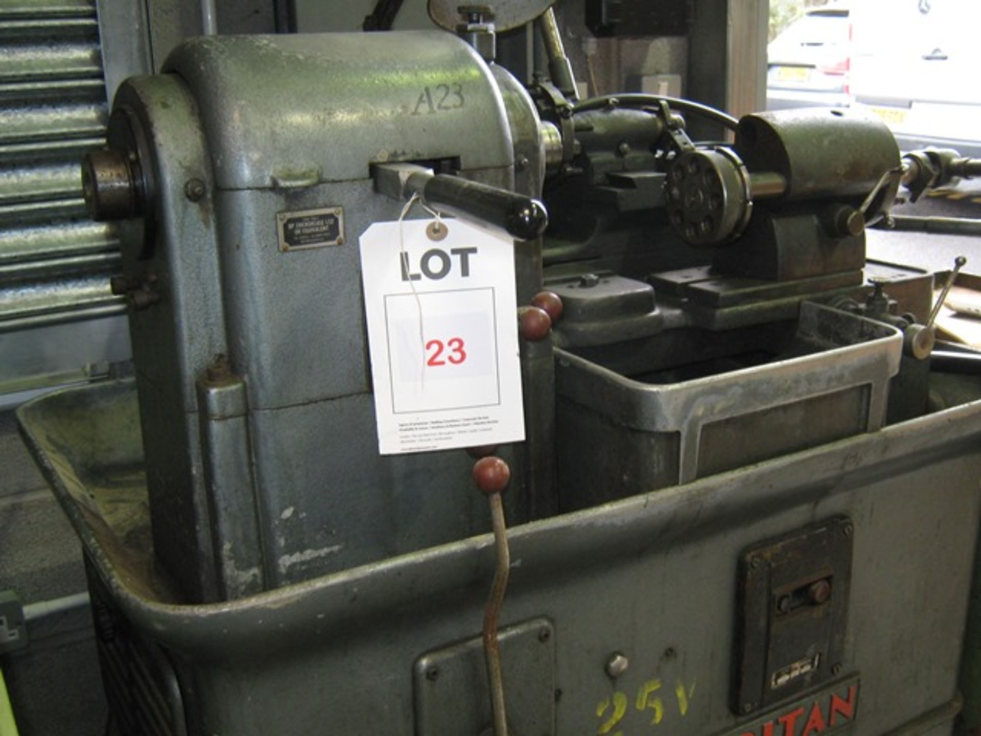 Britan Capstan/Repetition lathe with tooling (Barfeed possibly available - TBC) Located: Unit R6, - Image 2 of 3