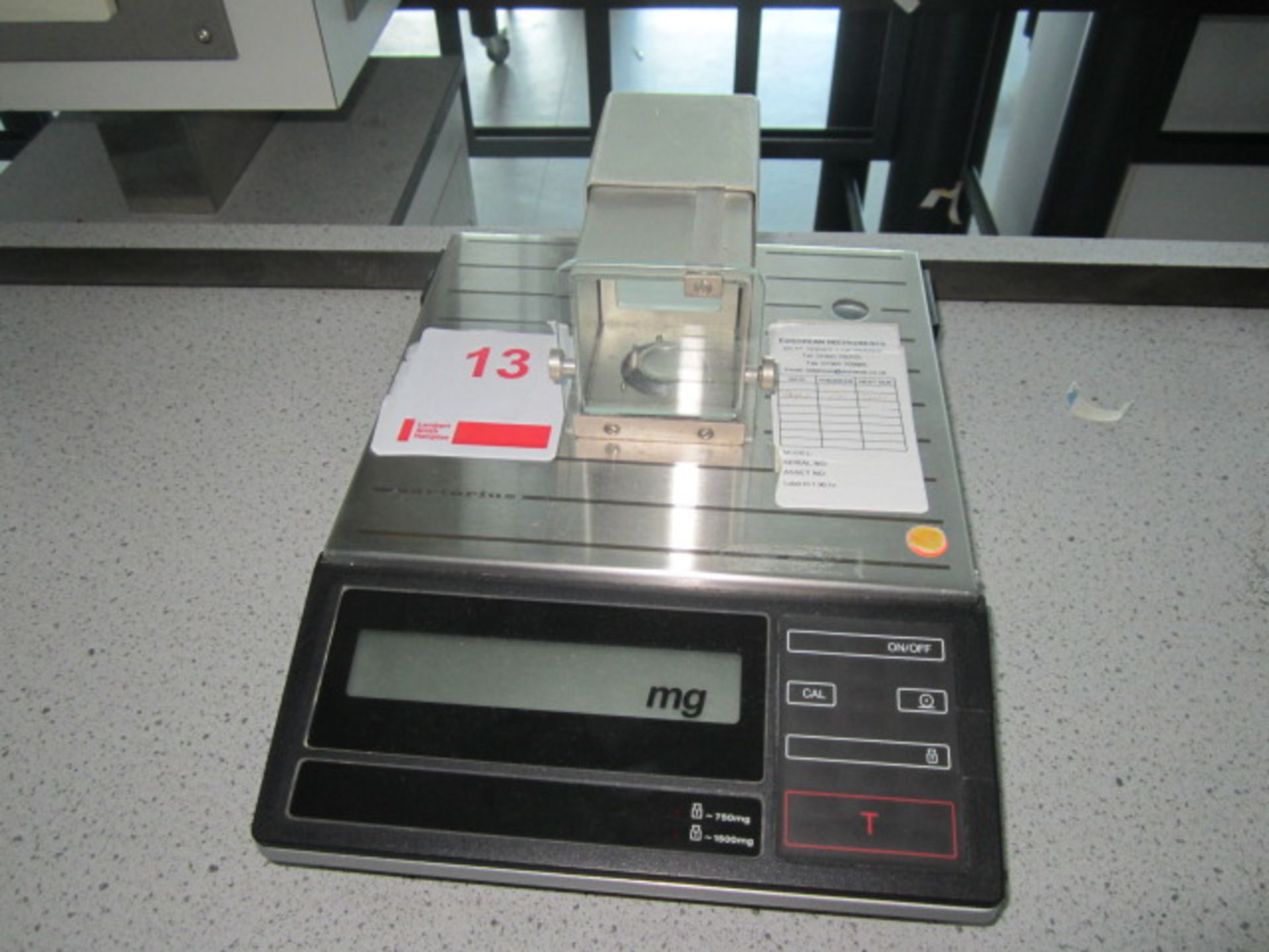 Sartorius micro balance - no power lead (height 180mm x width 270mm x depth 210mm)