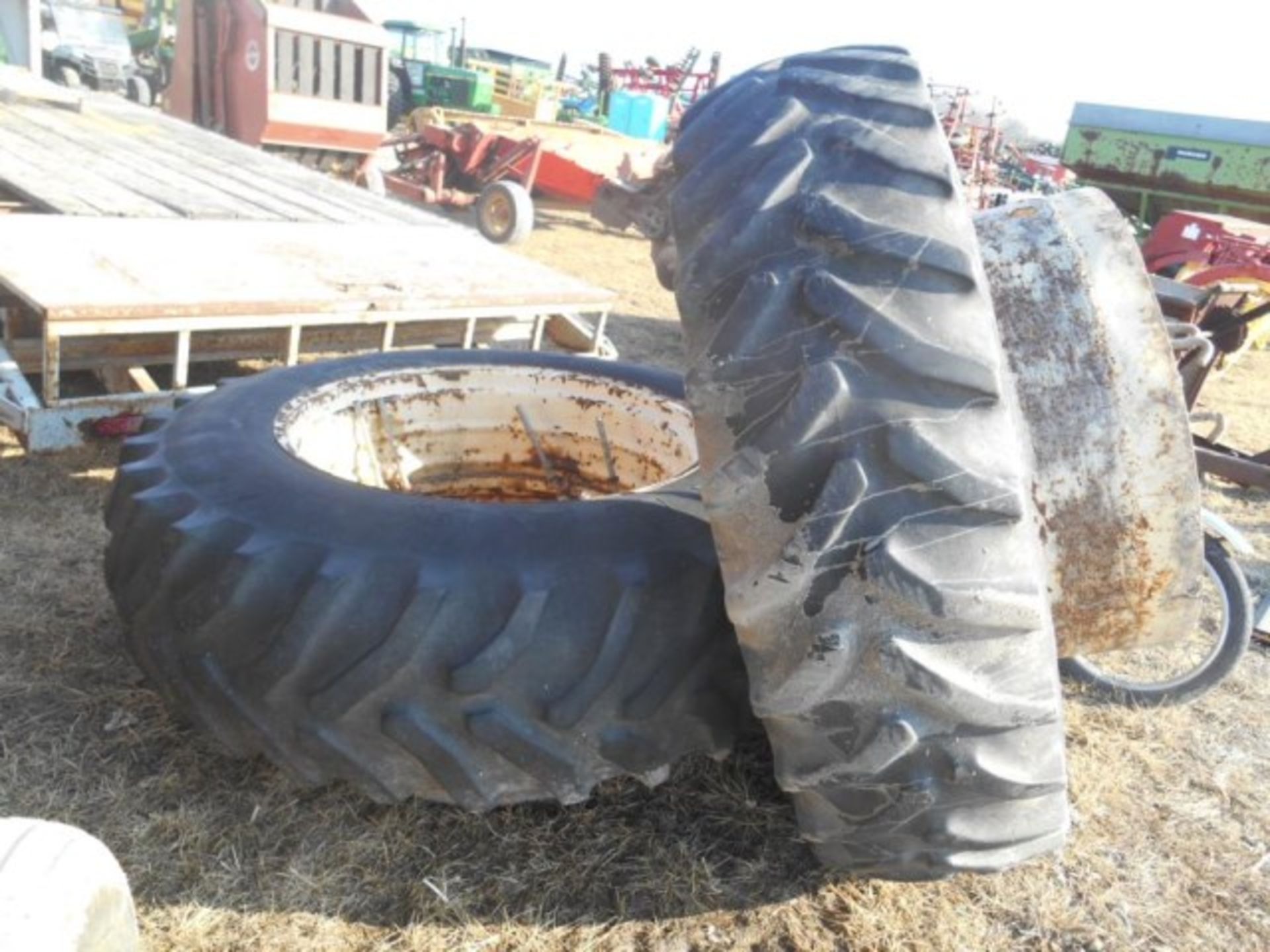 Lot #23066 Tires 18.4X38 Duals on Rims - Image 2 of 5