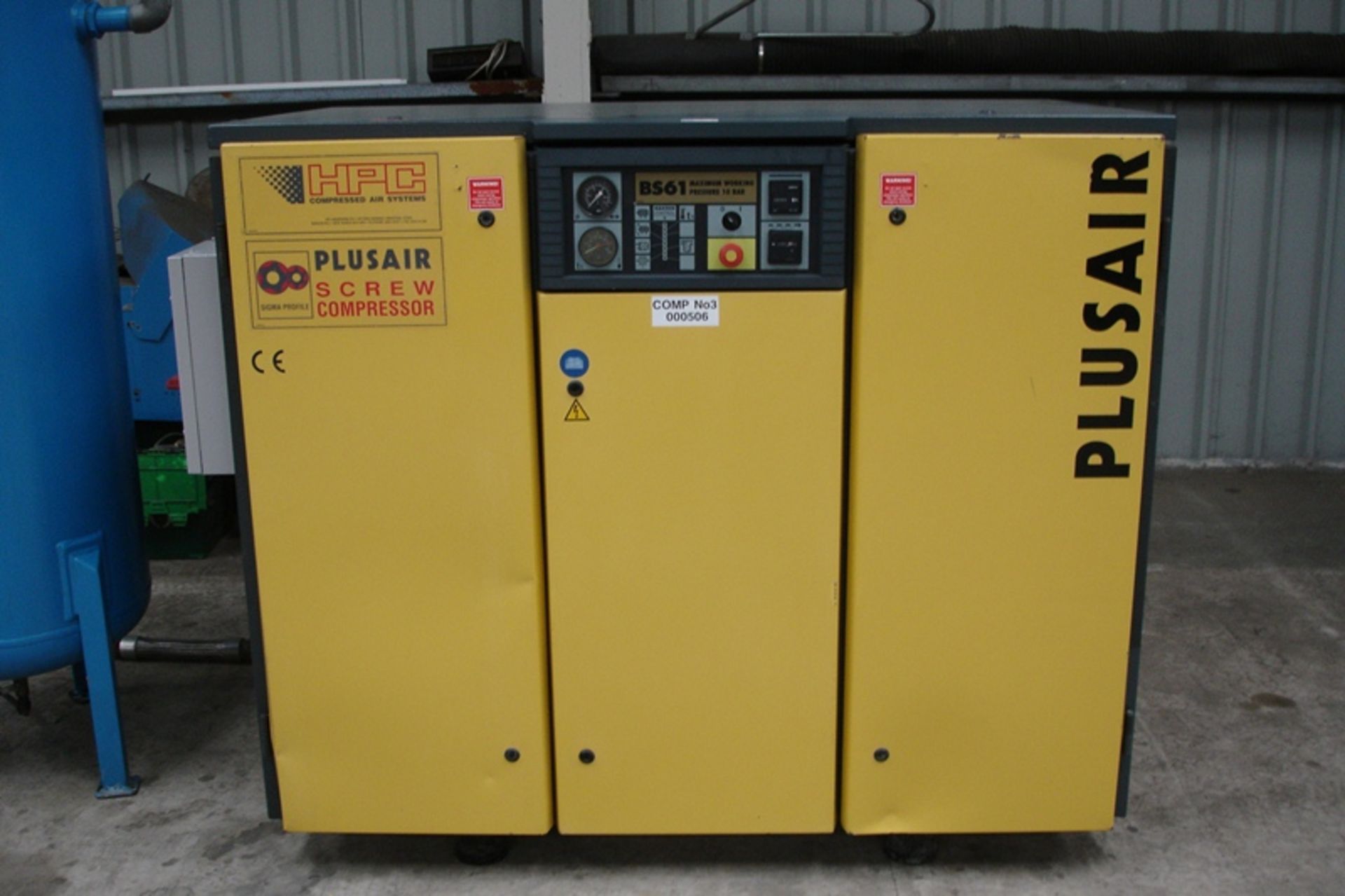 HPC Plusair Compressor With Tank - Image 2 of 5