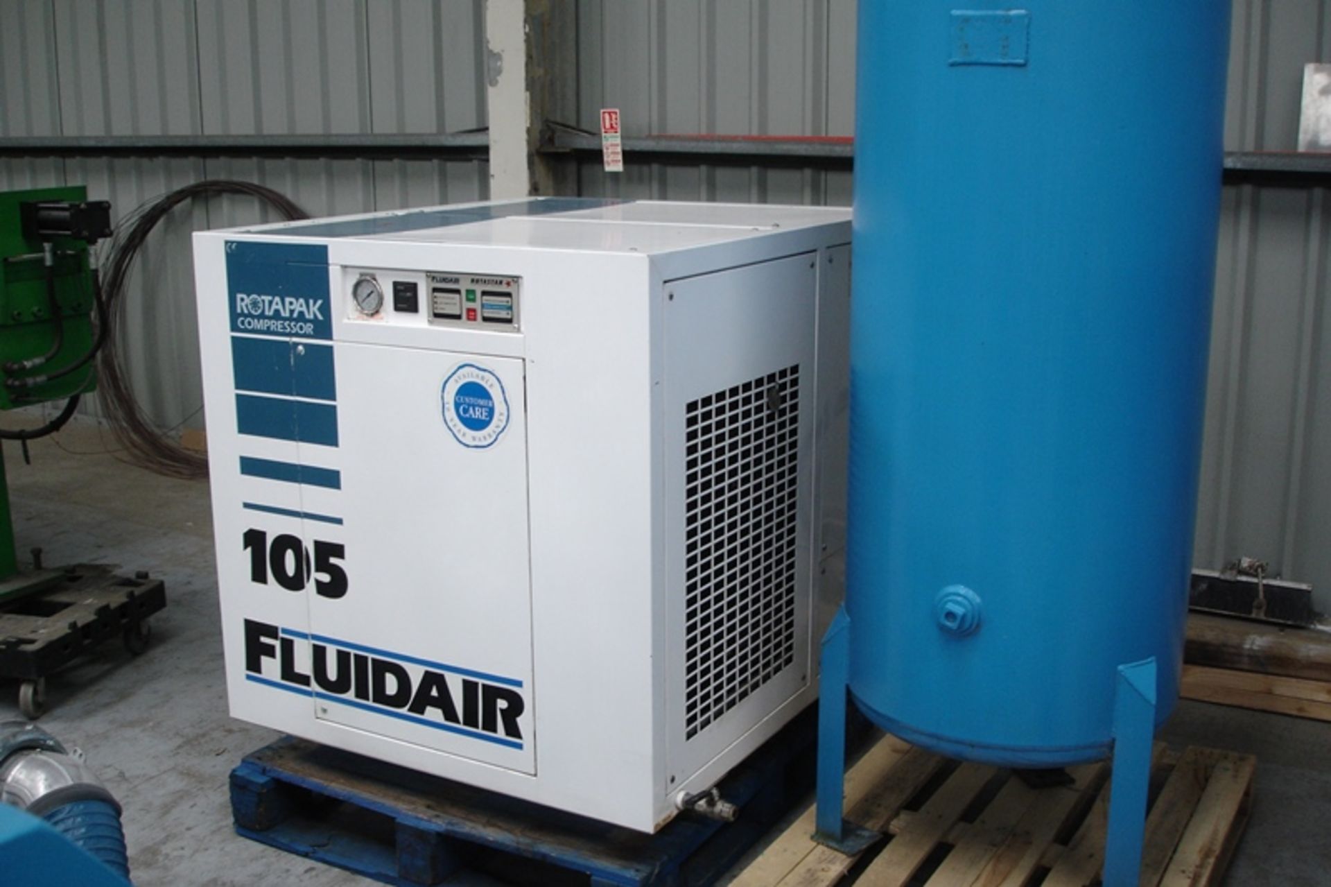 Fluidair Compressor with Tank