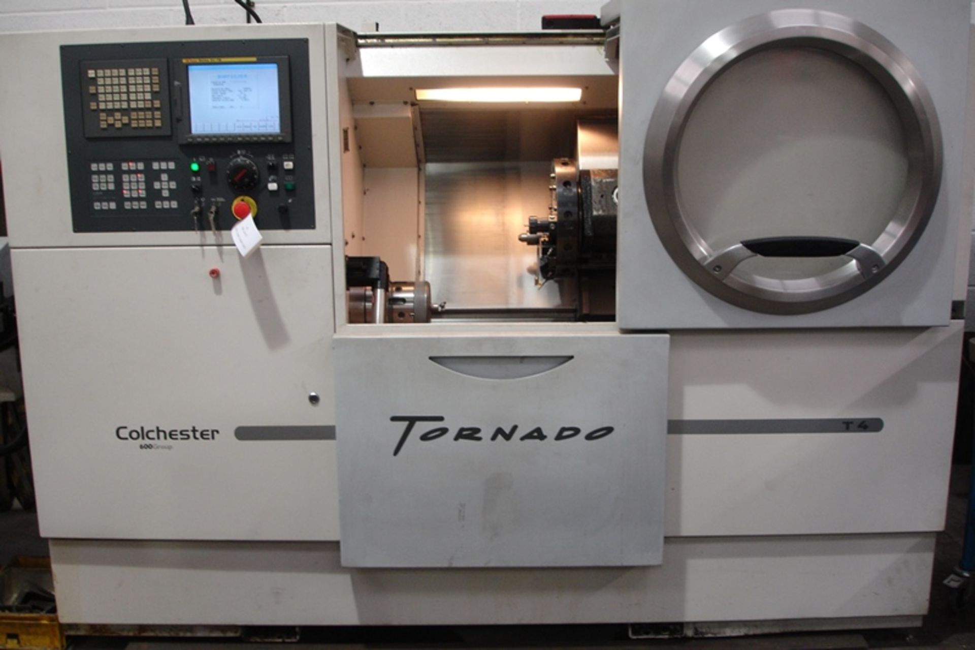 Colchester Tornado T4 CNC Turning Centre and Colchester Tornado MBF 1000T Bar Feed Unit (2004)