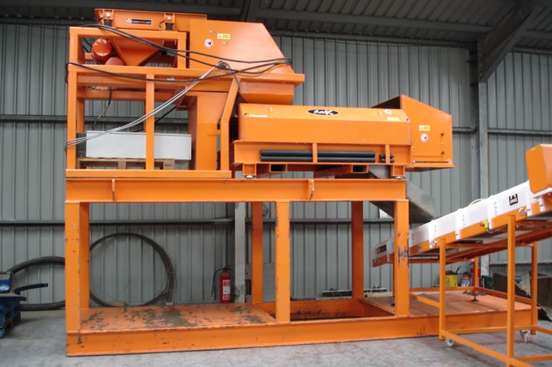 2011 Eriez Metal Separator with 2014 Outfeed Conveyor - Image 2 of 9