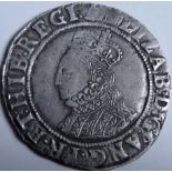 Tudor – ELIZABETH 1 [1558-1603] SHILLING. 6th issue – bust left – ELIZAB – mm. bell. 5.89g. Spink