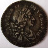 Stuart – CHARLES 11 [1660-85] PENNY. 1681 – Spink 3390 [£65 in VF]. 0.56g. VF or near