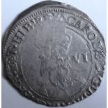 Stuart – CHARLES 1 [1625-49] SIXPENCE. TOWER mint – group E, type 4.2 – mm. triangle. 2.96g. Spink