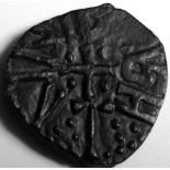 Anglo Saxon, Kings of Northumbria, OSBERHT [849-67] STYCA. +OSBEREHT, cross with pellets; rev.