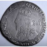 Stuart – CHARLES 1 [1625-49] SHILLING. TOWER mint – group D, 4th bust, type 3.1 – mm. portcullis.