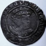 Tudor – HENRY V111 [1509-47] GROAT [4d]. Second coinage – larger square face – Laker bust D – mm.