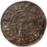 Anglo Saxon, AETHELRED 11 [978-1016] PENNY. Crux type – Lympne mint – moneyer – Leofric. 1.43g. Obv.