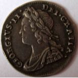 GEORGE 11 [1727-60] PENNY. 1731 silver penny [sometimes referred to as Maundy] Spink 3715 [£25 in