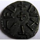 Anglo Saxon, Kings of Northumbria, AETHELRED 11 [841-50] STYCA. +EDELrED rEX, cross in centre;