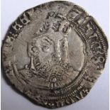 Tudor – HENRY V111 [1509-47] GROAT [4d]. Third coinage – Tower mint – mm. lis. 2.17g. Spink 2369 [£