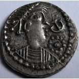 Anglo Saxon, ECLECTIC SCEAT [c.710-60]. Rosette, type 68 var.2, bust right with single rosette, rev.