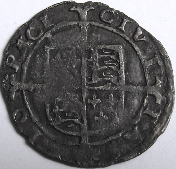 Tudor – HENRY V111 [1509-47] GROAT [4d]. Third Coinage – York mint – no mm. 2.25g. Spink 2374 [£ - Image 2 of 2
