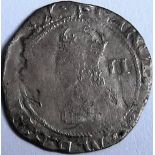 Stuart – CHARLES 1 [1625-49] HALF-GROAT [2d]. TOWER mint – group C – oval shield – mm. plume ? 0.