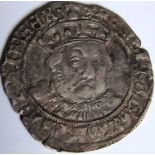 Tudor – HENRY V111 [1509-47] GROAT [4d]. Third coinage - Tower mint – mm. lis. 2.57g. Spink 2369 [£