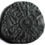 Anglo Saxon, Kings of Northumbria, AETHELRED [841-50] STYCA. +EDIL:.RED, pellets in centre, rev.