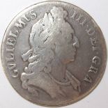 WILLIAM 111 [1694-1702] CROWN. 1695 – SEPTIMO – Spink 3470 [£375 in VF]. 29.62g.