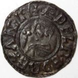 Anglo Saxon, AETHELRED !! [978-1016] PENNY. Crux type – Maldon mint – Moneyer – Aelfwine. 1.33g.