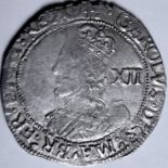 Stuart – CHARLES 1 [1625-49] SHILLING. TOWER mint – group E, type 4.1 – large X11 - mm. anchor. 6.