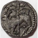 Anglo Saxon, SECONDARY SCEAT [c.710-60]. Series K , type 42b, bust right with bird, rev. hound.