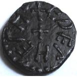 Anglo Saxon, Northumbria, WIGMUND [archbp. 837-50] STYCA. +VIGMVLD, cross in centre; rev. +EDELHELM,