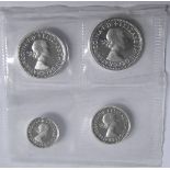 ELIZABETH 11 [1952 - ] MAUNDY SET. 1999 – 4d, 3d, 2d, 1d in sealed container, as issued [4 coins