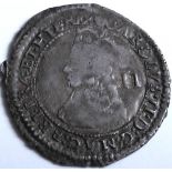 Stuart – CHARLES 11 [1660-85] HALF-GROAT [2d]. 3rd Hammered issue – with inner circles – mm.