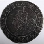 Stuart – ELIZABETH 1 [1558-1603] SIXPENCE. 3rd and 4th issues – 1574 – mm. eglantine. 2.58g. Spink