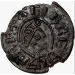 Anglo Saxon, Kings of Wessex, ALFRED the GREAT [871-99] PENNY. Portrait type – Wessex lunettes –