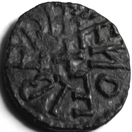 Anglo Saxon, Kings of Northumbria, AETHELRED [841-50] STYCA. +EDILRED RE [retro.], cross in