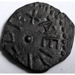Anglo Saxon, Kings of Northumbria, +AEILRED RE, pellet in centre; rev. +EANRED, pellet in centre.