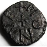 Anglo Saxon, Kings of Northumbria, EANRED [810-41] STYCA. +EANRED REX, cross in centre, rev. +MONNE,