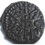 Anglo Saxon, Kings of Northumbria, AETHELRED 11 [841-50] STYCA. +AEDILRED R, cross in centre;