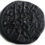 Anglo Saxon, Kings of Northumbria, AETHELRED 11 [841-50] STYCA. +EDELRED REX, Celtic cross in