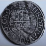 Stuart – CHARLES 1 [1625-49] GROAT [4d]. ABERYSTWYTH mint [1638-42] – smaller bust – mm. book. 1.