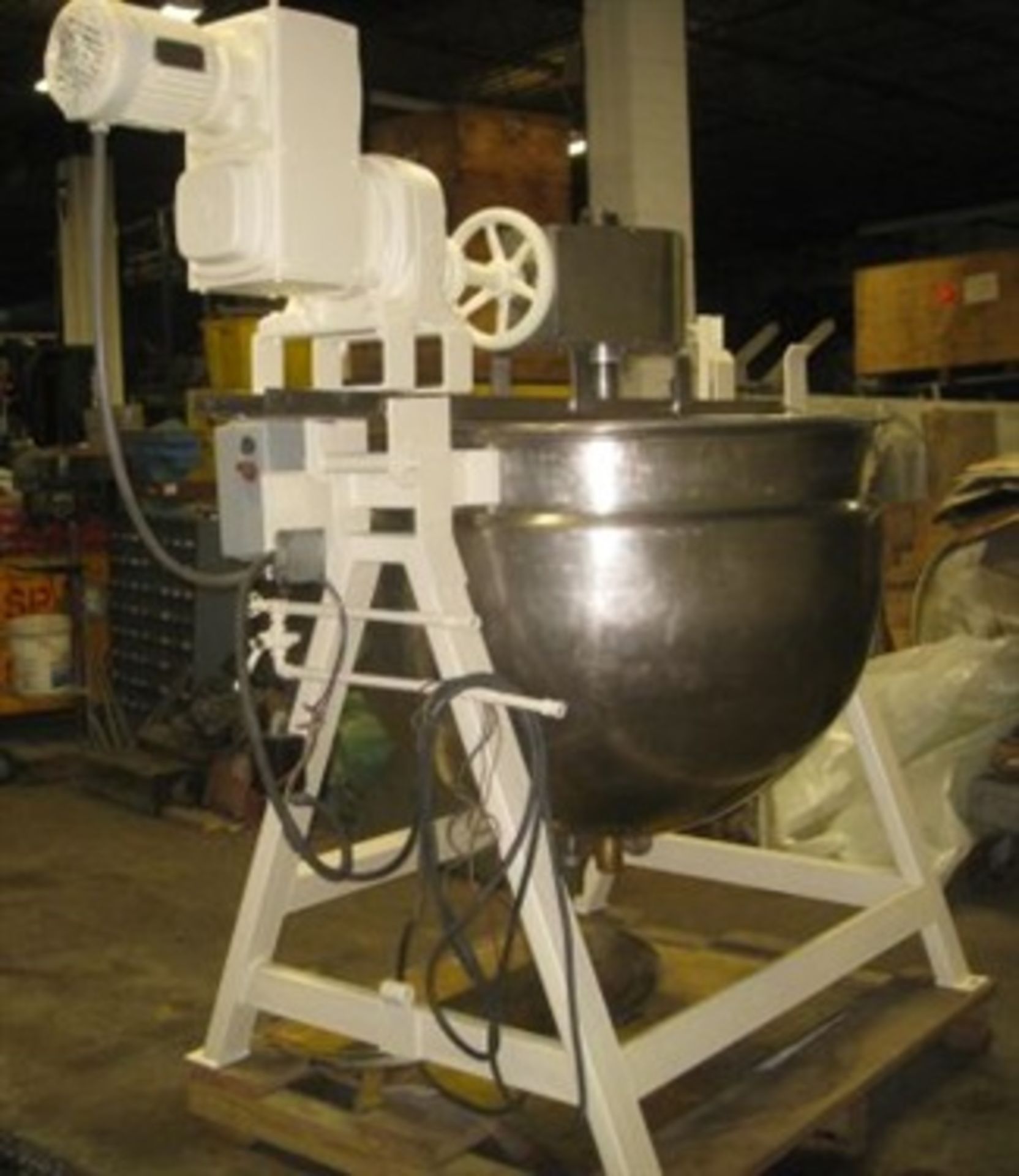 KETTLE 200 GAL SS SINGLE MOTION 40#JKT LEE VARIABLE SPEED - Image 7 of 11