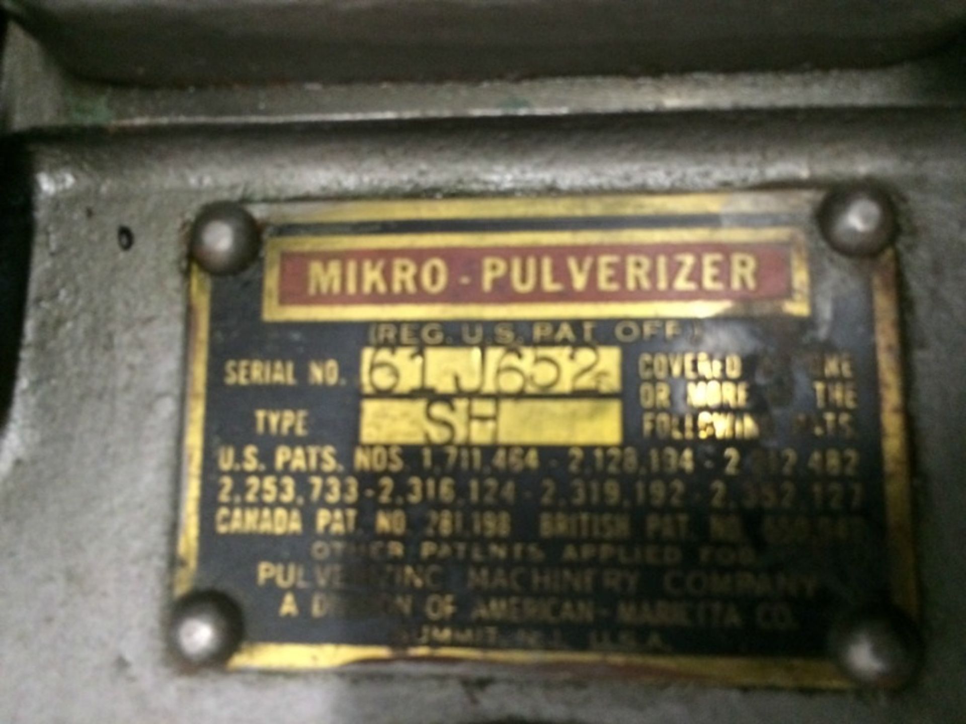 Mikro-Pul Model SH - Image 2 of 4