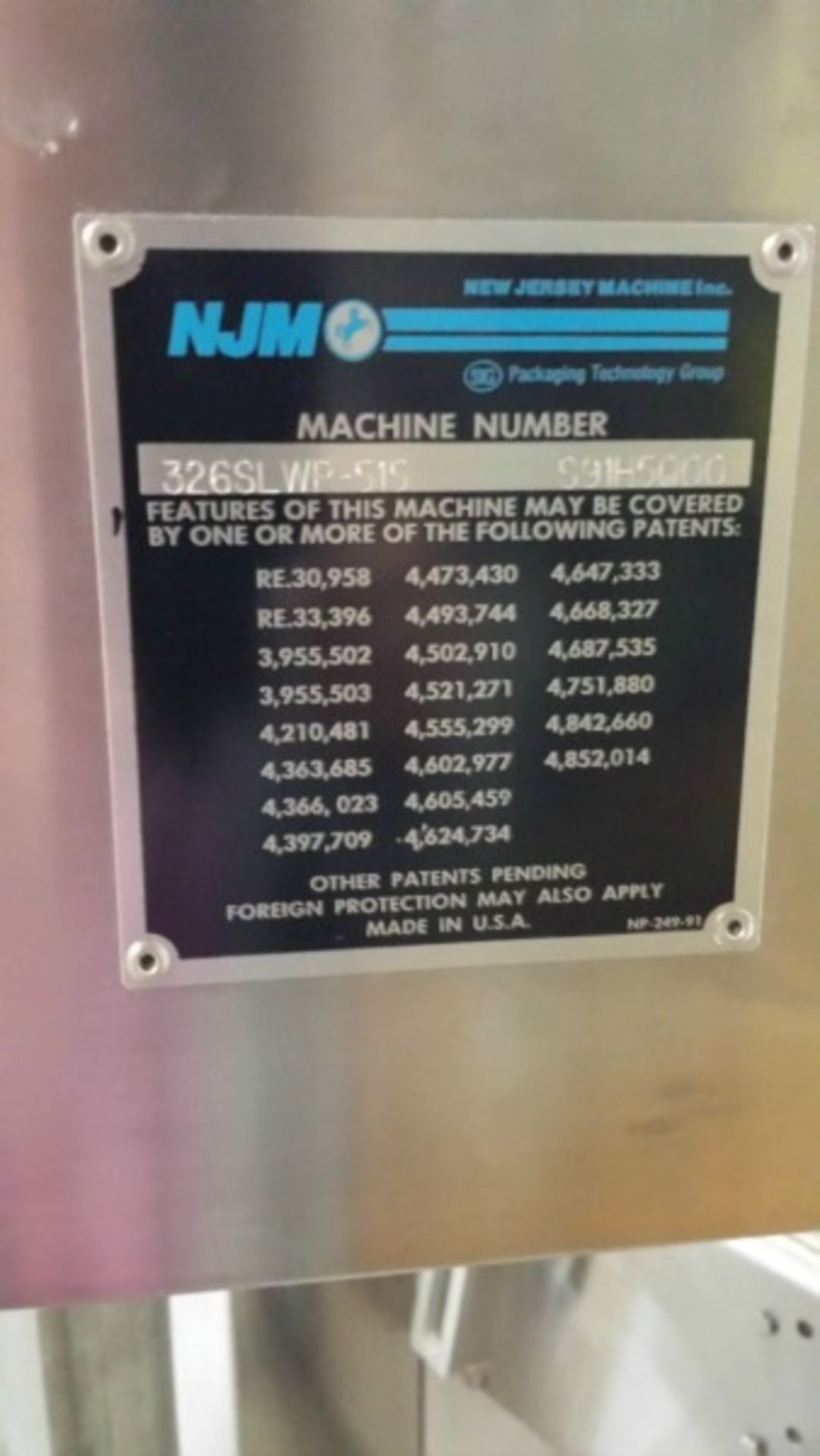 NJM MD# Auto-Colt II Wrap Labeler - Image 6 of 7