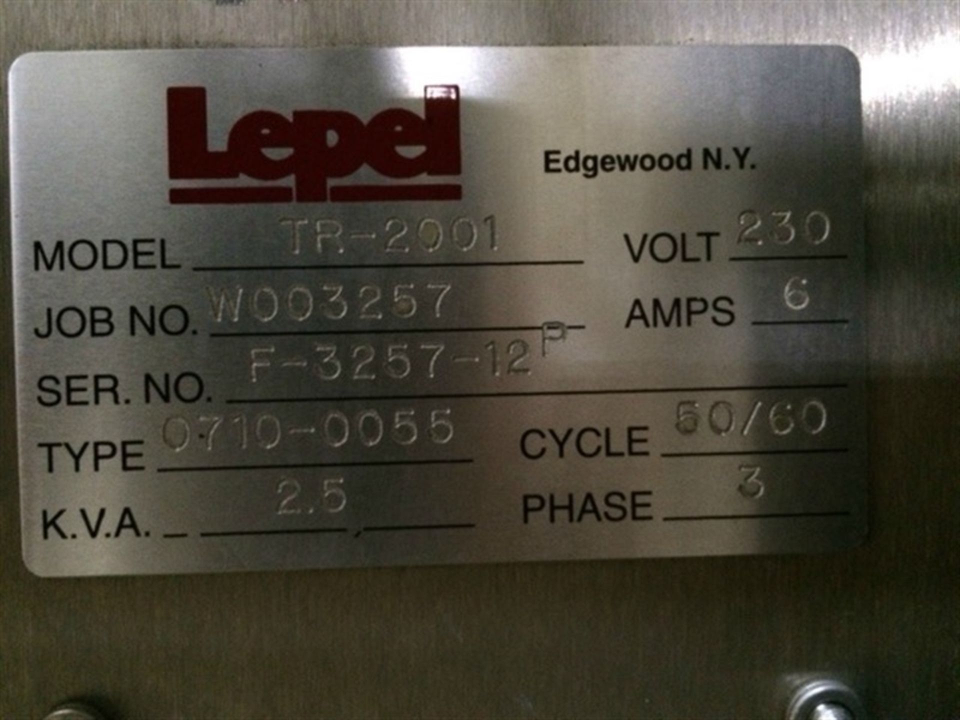 Lepel TR Series Induction Sealer - Image 4 of 5